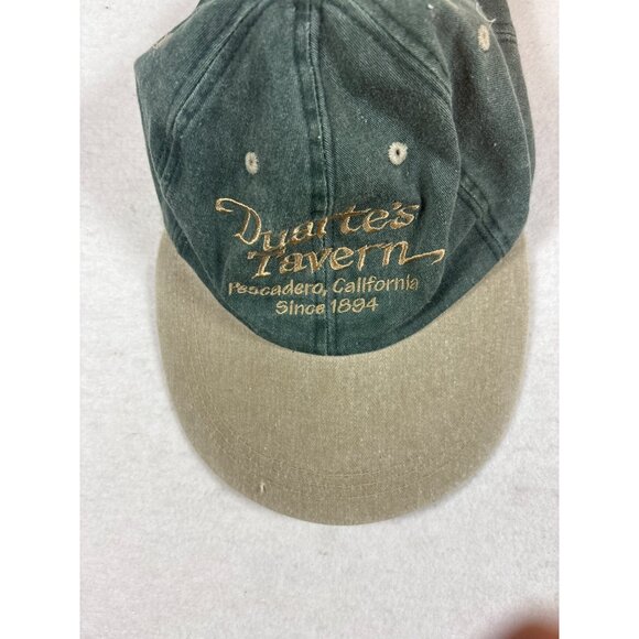 Duartes Tavern Green & Beige Baseball Cap By Att Headwear - Picture 2 of 4